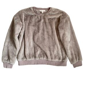 Philosophy Faux fur sweatshirt. Size medium.